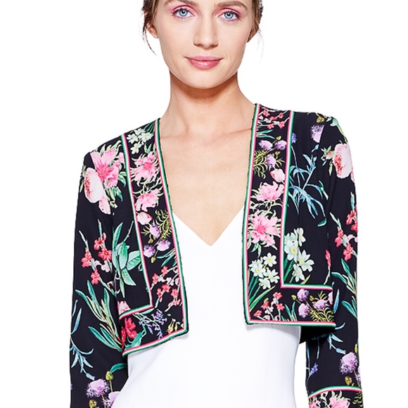 Tadashi Shoji Jackets & Blazers - Tadashi Shoji Capucine Floral Bolero